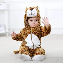 Leoparden-Baby-Kapuzenkostüm – Süßes Tier-Outfit