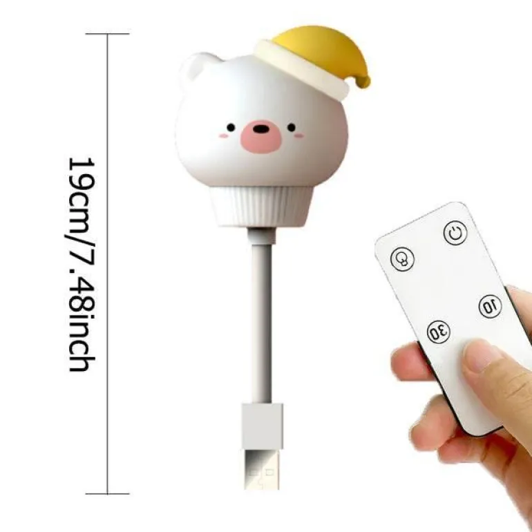 Leuchtende Baby-Nachtlampe – süßes Tierdesign