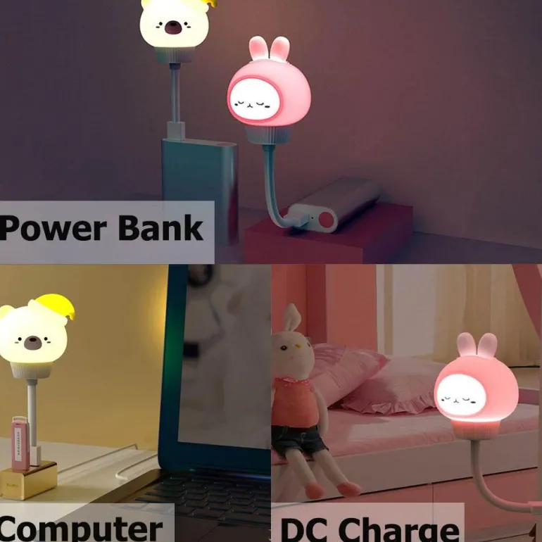 Leuchtende Baby-Nachtlampe – süßes Tierdesign