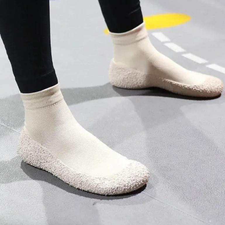 Leuchtende dicke Anti-Rutsch-Socken für den Innenbereich
