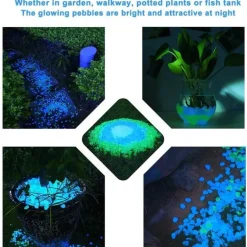 Leuchtende Gartenwegsteine ​​– Leuchtende Landschaftsdekoration
