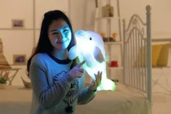 Leuchtender Plüschdelfin – Kreatives Stofftierspielzeug