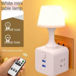 Leuchtendes Nachtlicht mit Fernbedienung – im Dunkeln leuchtende Schlafzimmerlampe