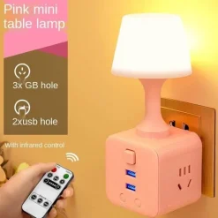 Leuchtendes Nachtlicht mit Fernbedienung – im Dunkeln leuchtende Schlafzimmerlampe