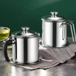 Ölfiltertopf aus Edelstahl – Speiseölsiebbehälter