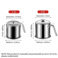 Ölfiltertopf aus Edelstahl – Speiseölsiebbehälter