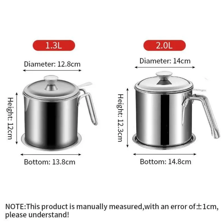 Ölfiltertopf aus Edelstahl – Speiseölsiebbehälter