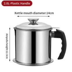 Ölfiltertopf aus Edelstahl – Speiseölsiebbehälter