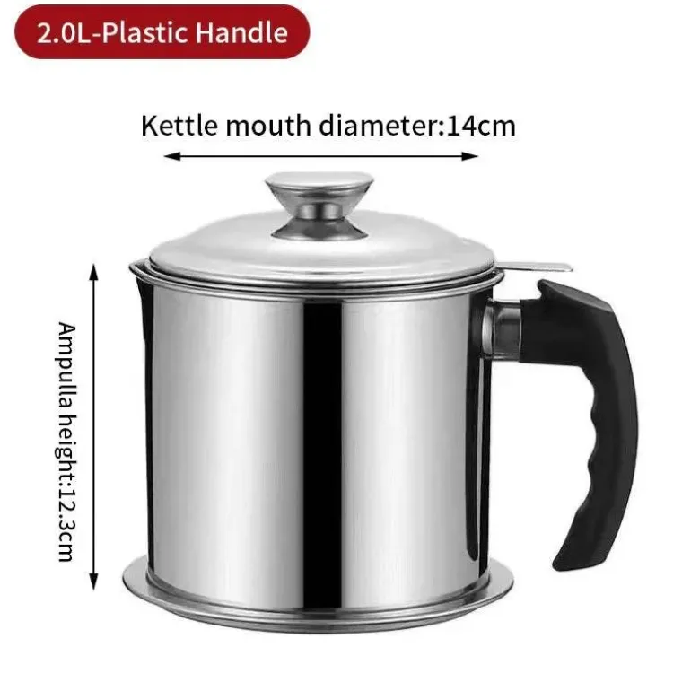 Ölfiltertopf aus Edelstahl – Speiseölsiebbehälter