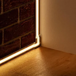 L-förmiger LED-Streifenverbinder - Transparenter Lichtstreifenverbinder