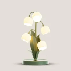 Lilienblumen-Tischlampe – dekorative Blumenbeleuchtung