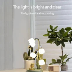 Lilienblumen-Tischlampe – dekorative Blumenbeleuchtung