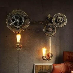 Loft Style Edison Wall Sconce - Industrial Iron Water Lamp Decor
