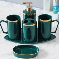 Lombardia Bathroom Accessories Set - Stylish Home Décor Essentials