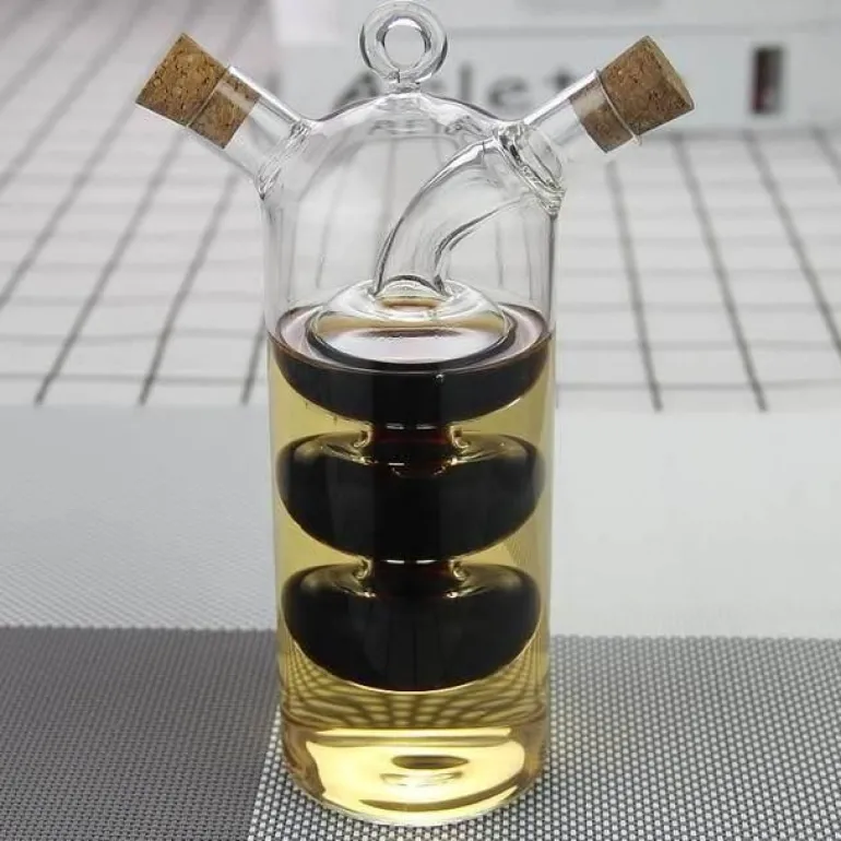 Ölspender - 2-in-1-Flasche zum einfachen Ausgießen