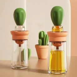 Ölspenderflasche aus Glas - Soßen- und Dressingbehälter