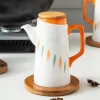 Ölspenderflasche aus Keramik – Bedrucktes Küchendekor