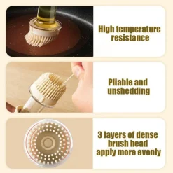 Ölsprühflasche mit Pinsel - Küchen-Kochsprühgerät