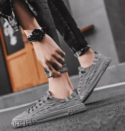 Lässige handgefertigte Herren-Sneakers - Bequeme Outdoor-Schuhe