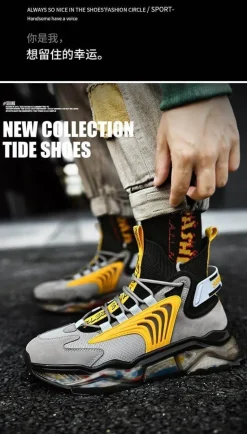 Lässige Hype Sneakers – Streetstyle Outdoor Sneaker