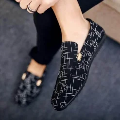 Lässige Slip-On-Canvas-Schuhe für Herren – Stilvolles saisonales Schuhwerk