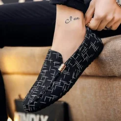 Lässige Slip-On-Canvas-Schuhe für Herren – Stilvolles saisonales Schuhwerk