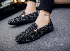 Lässige Slip-On-Canvas-Schuhe für Herren – Stilvolles saisonales Schuhwerk