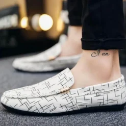 Lässige Slip-On-Canvas-Schuhe für Herren – Stilvolles saisonales Schuhwerk