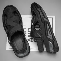 Lässige Sommersandalen aus Leder – Rutschfester Outdoor-Komfort