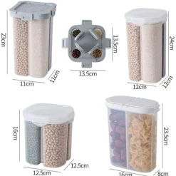 Luftdichter Mehrkorn-Aufbewahrungsbehälter – versiegelter Lebensmittelbehälter