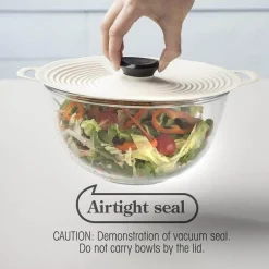 Luftdichter Silikondeckel für Lebensmittel – wiederverwendbarer, selbstdichtender Deckel