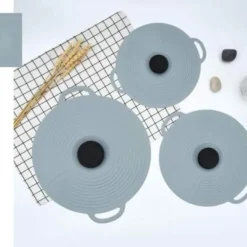 Luftdichter Silikondeckel für Lebensmittel – wiederverwendbarer, selbstdichtender Deckel