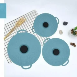 Luftdichter Silikondeckel für Lebensmittel – wiederverwendbarer, selbstdichtender Deckel