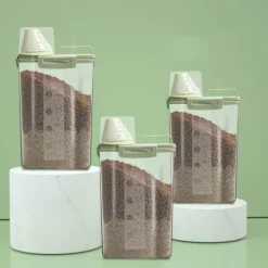 Luftdichter Vorratsbehälter für Lebensmittel – Messbarer Küchen-Organizer