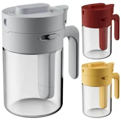 Luftdichtes Gewürzglas aus Glas mit Verschlusslöffel – Aufbewahrungsbehälter für die Küche