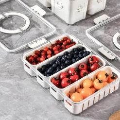 Luftdichtes Vorratsbehälter-Set für Lebensmittel – Küchenorganizer