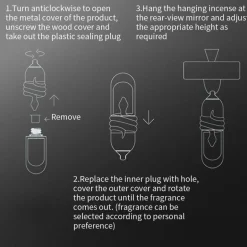 Lufterfrischer „Snake Bite“ – Duftkapsel zum Aufhängen