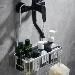 Lume Hanging Shower Caddy - Bathroom Organizer and Storage Solution