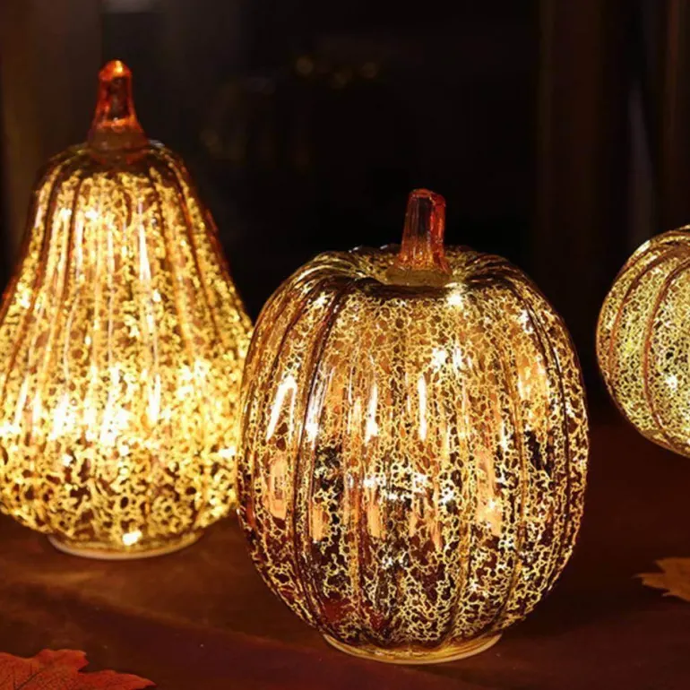 Luminous Pumpkin Lamp - Decorative Halloween Light Fixture