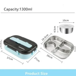 Lunchbox aus Edelstahl – Auslaufsicherer Behälter