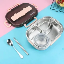 Lunchbox aus Edelstahl – Auslaufsicherer Behälter