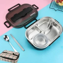 Lunchbox aus Edelstahl – Auslaufsicherer Behälter