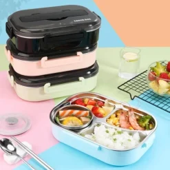 Lunchbox aus Edelstahl – Auslaufsicherer Behälter