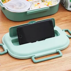 Lunchbox aus Edelstahl für Kinder – Bento-Box mit mehreren Fächern