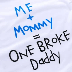 Lustige Neugeborenen-Babykleidung - ME Mommy Broke Daddy