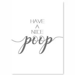 Lustige Toiletten-Leinwandkunst – humorvolle Badezimmerdekoration