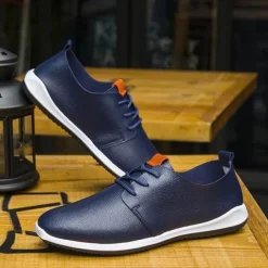 Luxuriöse, atmungsaktive Freizeitschuhe aus Leder – Herrenschuhe