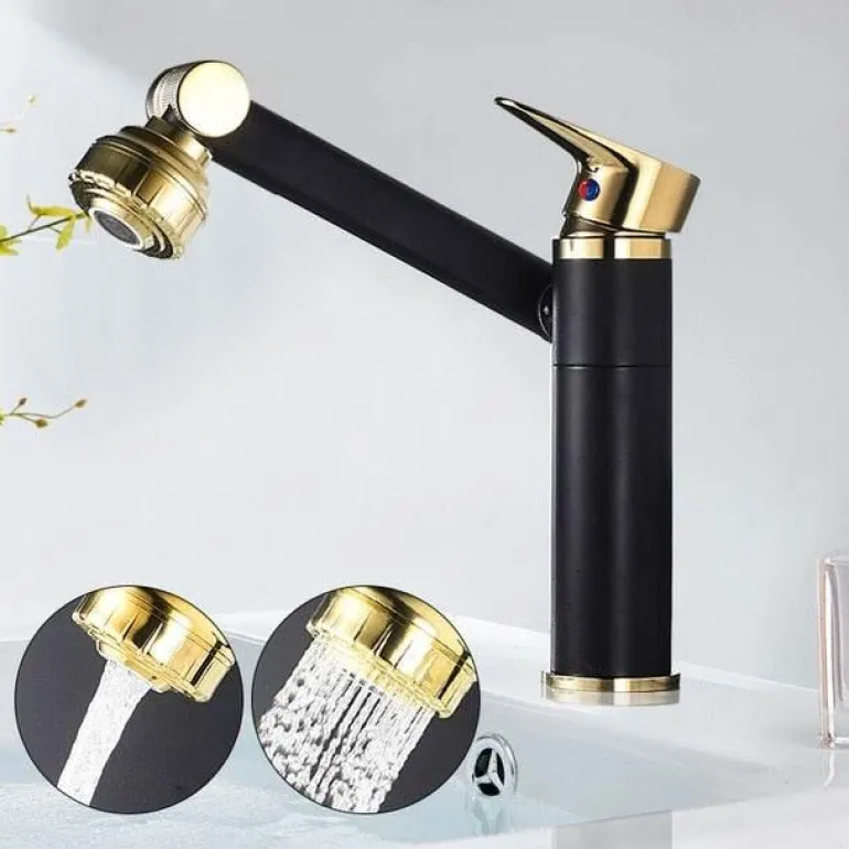 Luxuriöser drehbarer Wasserhahn – elegante Küchen- und Badezimmerarmatur