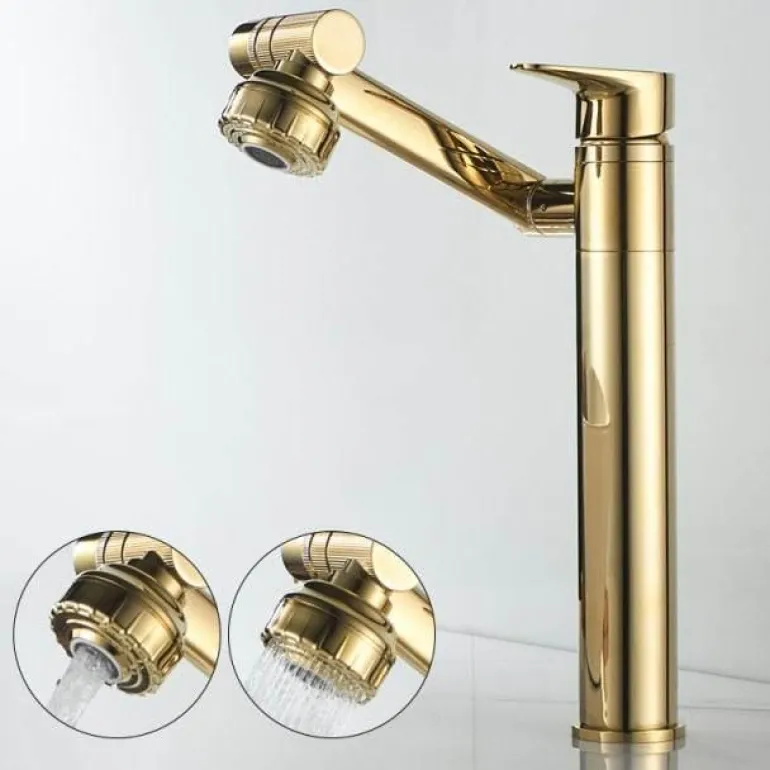Luxuriöser drehbarer Wasserhahn – elegante Küchen- und Badezimmerarmatur