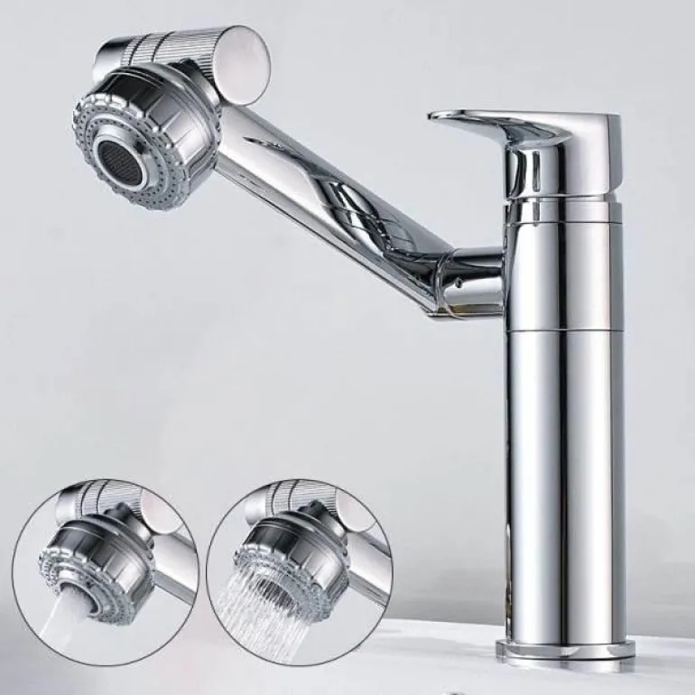 Luxuriöser drehbarer Wasserhahn – elegante Küchen- und Badezimmerarmatur
